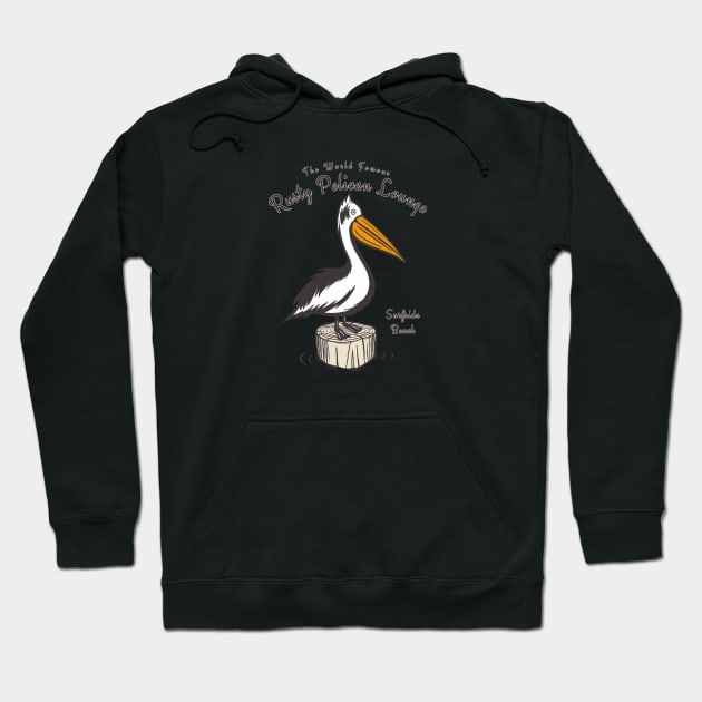 The World Famous Rusty Pelican Apparel Hoodie by bahama mule